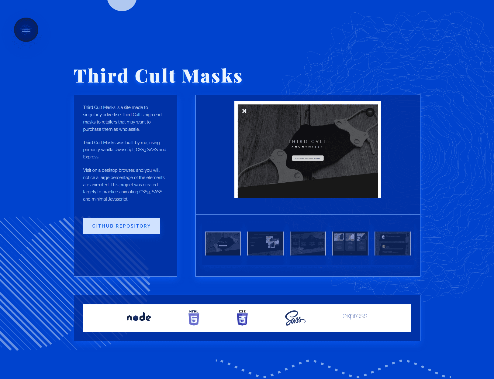Third Cult Masks — Project Slideshow